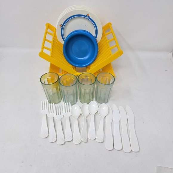 FisherPrice Toys Vintage Fisher Price Fun With Food 27 Dish Rack